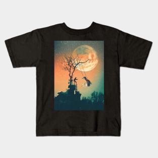 Halloween night Kids T-Shirt